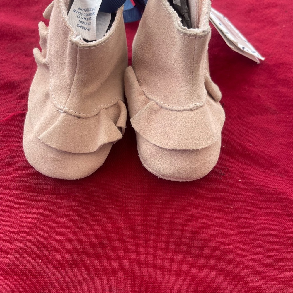 Adorable Tan Kids Shoes